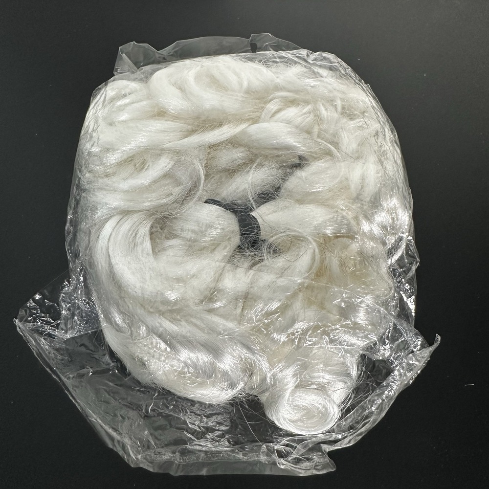 New Zhanmai Founding Fathers Colonial Costume Tricorn Hat White Wig Lace Cuffs - Picture 8 of 12